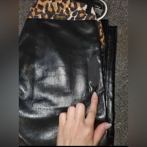 Vintage Leather and Cheetah Wranglers - Picture 2 of 2